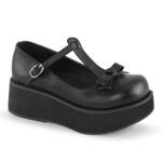 Demonia Black Vegan Leather Sprite-03 - Image 2