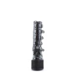 Demonia Black Vegan Leather Swing-220 - Image 3