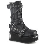 Demonia Black Vegan Leather Trashville-250 - Image 6