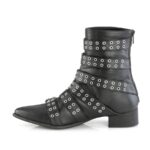 Demonia Black Vegan Leather Warlock-70 - Image 4