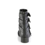 Demonia Black Vegan Leather Warlock-70 - Image 5