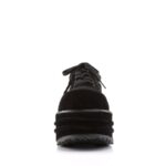 Demonia Black Vegan Suede Tempo-08 - Image 3