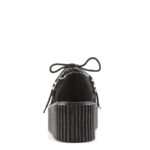 Demonia Black Vegan Suede-Vegan Leather Creeper-206 - Image 5