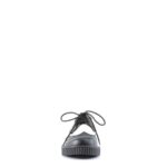Demonia Black-White Leather Creeper-608 - Image 3