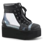 Demonia Clear Hologram T Faux Leather Grip-102 - Image 6