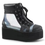 Demonia Clear Hologram T Faux Leather Grip-102 - Image 7
