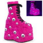 Demonia Hot Pink Fur Slay-206 - Image 6
