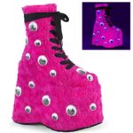 Demonia Hot Pink Fur Slay-206 - Image 7