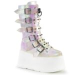 Demonia Pearl Iridescent Vegan Leather Damned-225