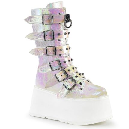 Demonia Pearl Iridescent Vegan Leather Damned-225