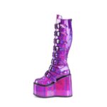 Demonia Purple Holographic Patent Swing-815 - Image 4