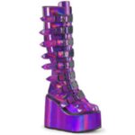 Demonia Purple Holographic Patent Swing-815 - Image 6