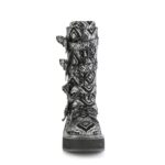 Demonia Silver Faux Nubuck Leather Emily-322 - Image 3
