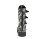 Demonia Silver Faux Nubuck Leather Emily-322 - Image 5