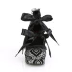 Demonia Silver Faux Nubuck Leather Gothika-53 - Image 3