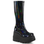 Demonia Stretch Black Patent Holo Shaker-65 - Image 6