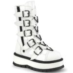 Demonia White Patent Slacker-160 - Image 2