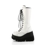 Demonia White Vegan Leather Shaker-72 - Image 4