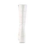 Demonia White Vegan Leather Stack-301 - Image 5