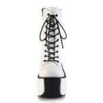 Demonia White Vegan Leather Violet-120 - Image 3
