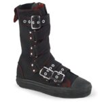 Deviant-207 Demonia Black Canvas-Red - Image 2