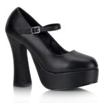 Dolly-50 Demonia Black Vegan Leather - Image 2