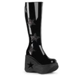 Dynamite-218 Black Multi Glitter Demonia