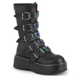 Emily-330 Demonia Black Vegan Leather - Image 6
