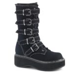 Emily-341 Black Canvas Demonia