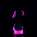 Emily-350 Demonia Black U V Neon Pink - Image 5