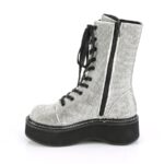 Emily-362 Silver Vegan Leather-Rhinstone Demonia - Image 4