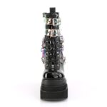 Eternal-115 Demonia Black Vegan Leather - Image 3
