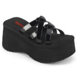 Funn-15 Black Patent Demonia