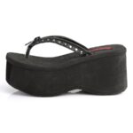 Funn-33 Demonia Black Vegan Leather - Image 4