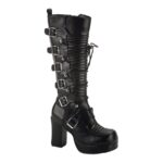 Gothika-200 Black Vegan Leather Demonia - Image 2