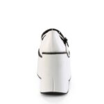 Kera-08 White Vegan Leather Demonia - Image 5