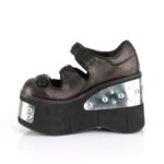 Kera-13 Demonia Black-Pewter Vegan Leather - Image 4
