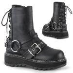 Lilith-210 Black Vegan Leather Demonia - Image 2