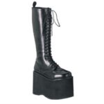 Mega-602 Demonia Black Faux Leather - Image 6
