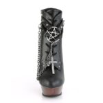 Muerto-1001 Demonia Black Faux Leather - Image 3