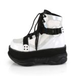 Neptune-181 Demonia White Vegan Leather Multi - Image 4