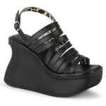 Pace-33 Black Vegan Leather Demonia