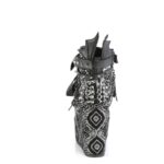 Poison-107 Silver Faux Nubuck Leather Demonia - Image 5