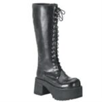 Ranger-302 Black Vegan Leather Demonia - Image 6