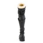 Renegade-320 Black Stretch Vegan Leather Demonia - Image 5