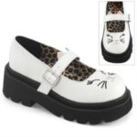 Renegade-56 Demonia White Vegan Leather - Image 6