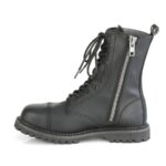 Riot-10 Demonia Black Vegan Leather - Image 4