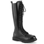 Riot-20 Black Leather Demonia