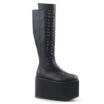 Rot-13 Demonia Black Faux Leather