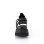 Shaker-27 Black-White Vegan Leather Demonia - Image 3